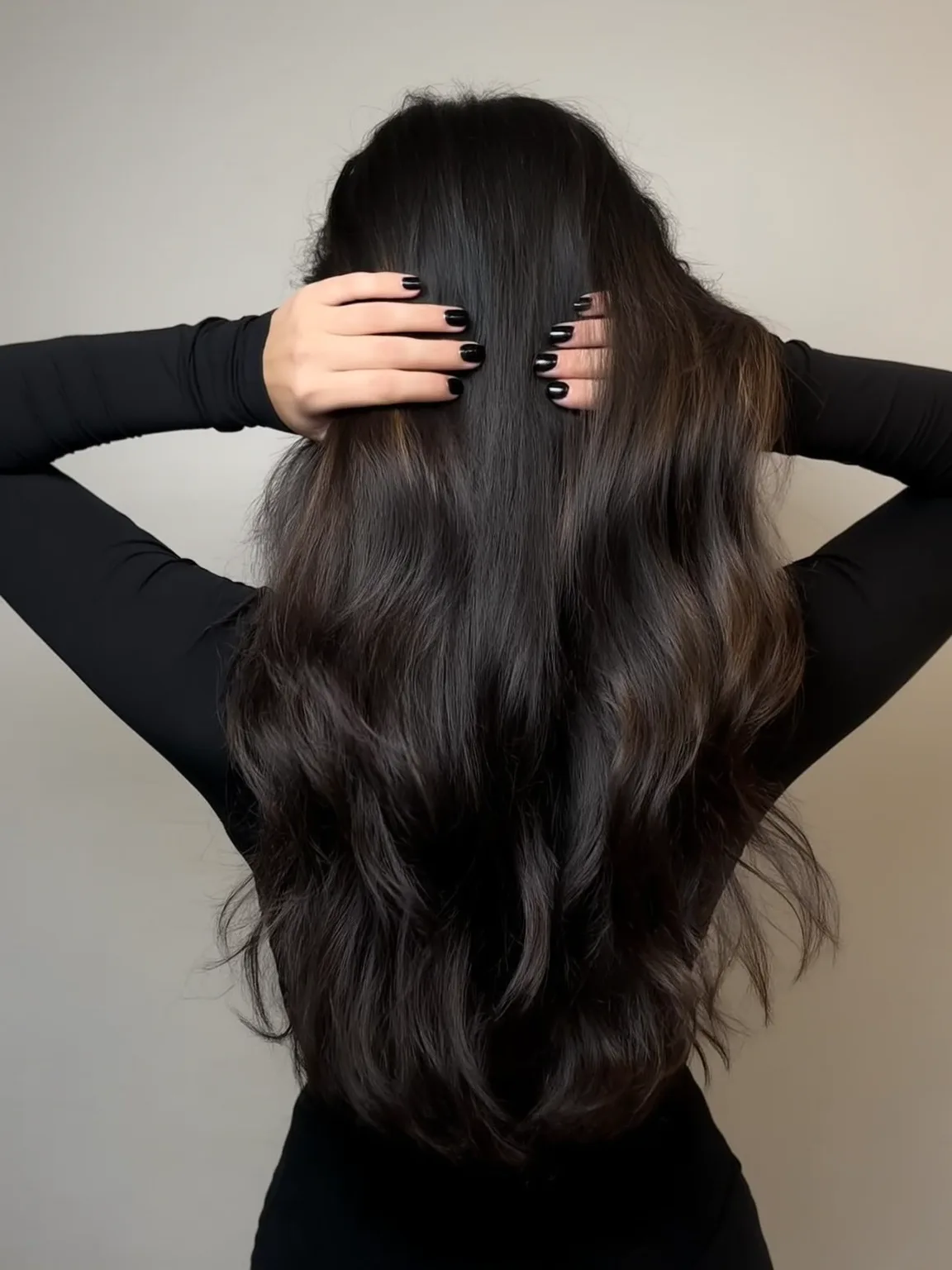 Rich Espresso Brown Flowing Voluminous Layers